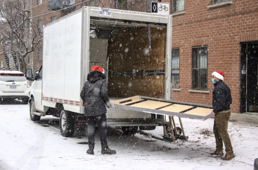 Can you hire our movers to unload your truck?