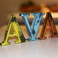 Amazon: $4.90 Letter-O-Holic Shabby Chic Vintage Large 11 cm Wooden Letters