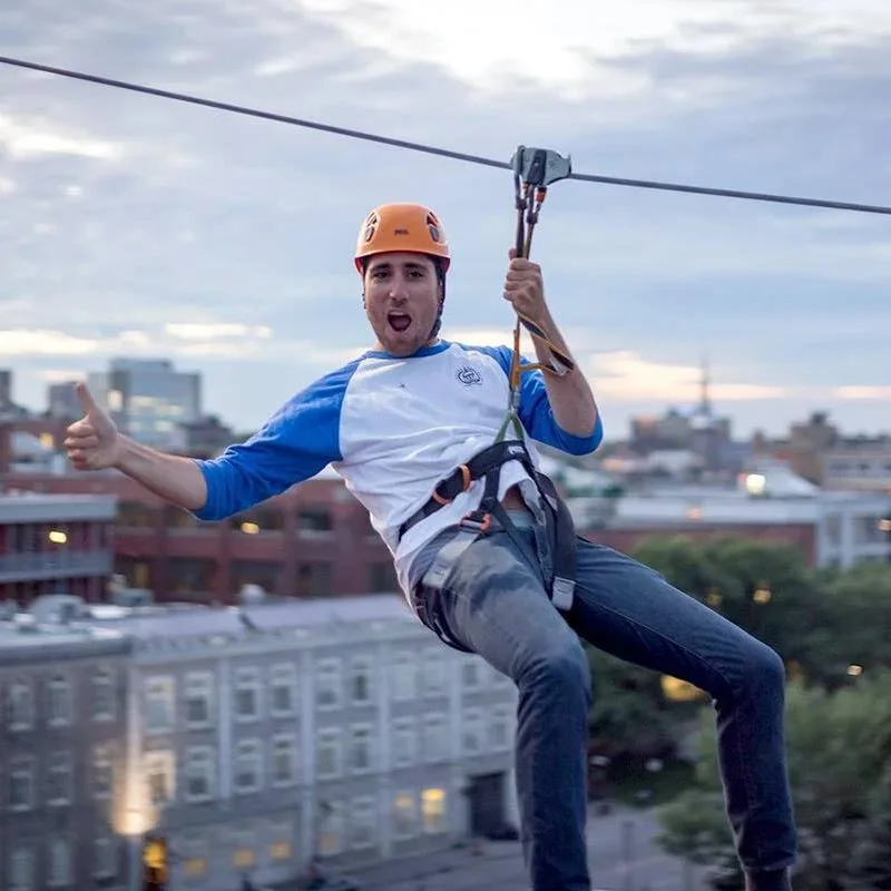 Ziplining in Old Port